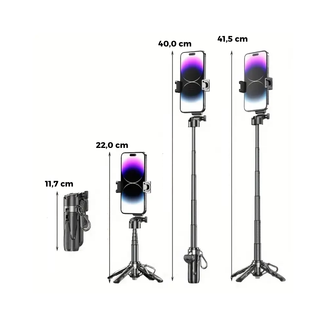 Trípode Selfie Plegable con Control Bluetooth