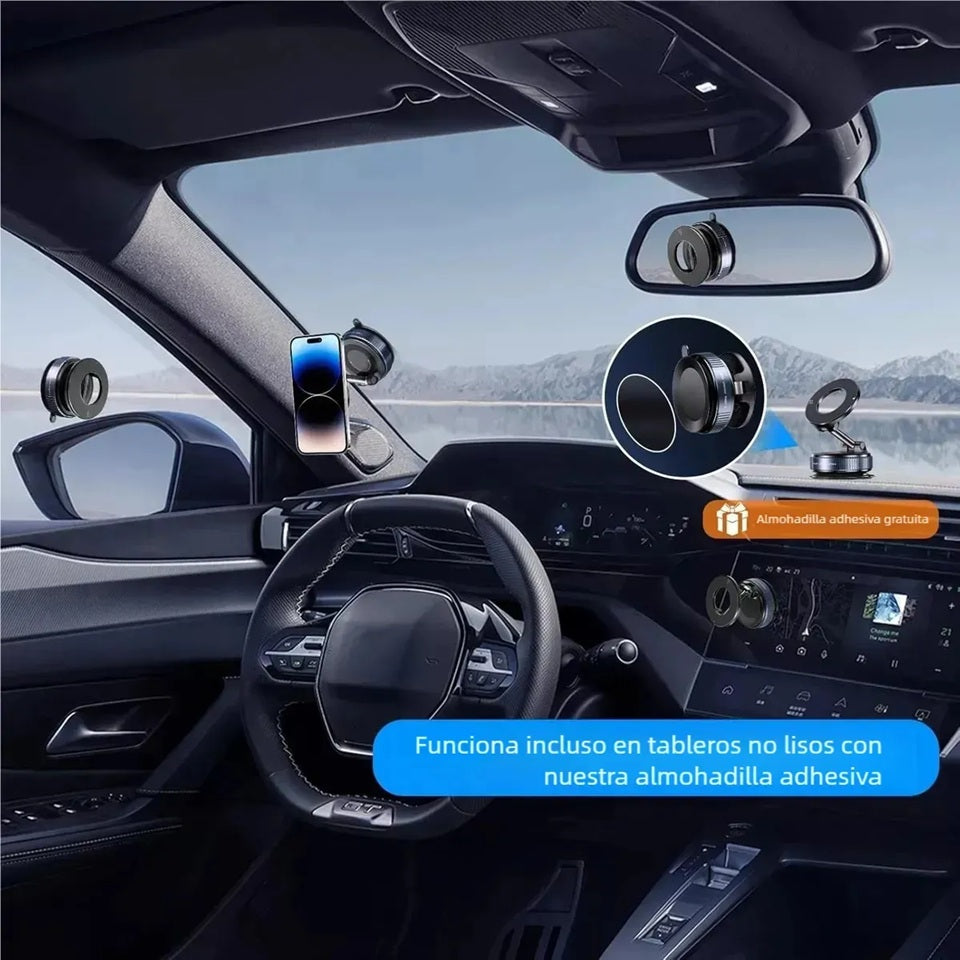 Soporte Magnético con Ventosa