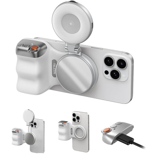 PROLIGHT Fun Shot - Agarre magnético para cámara de teléfono + luz magnética