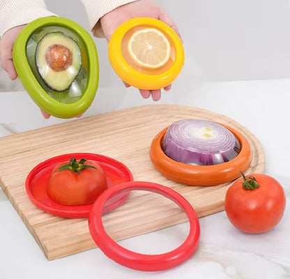 Set de 4 Conservadores de Frutas y Verduras Frescas