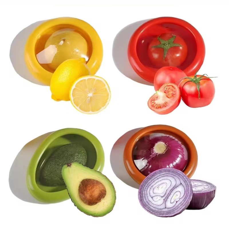 Set de 4 Conservadores de Frutas y Verduras Frescas