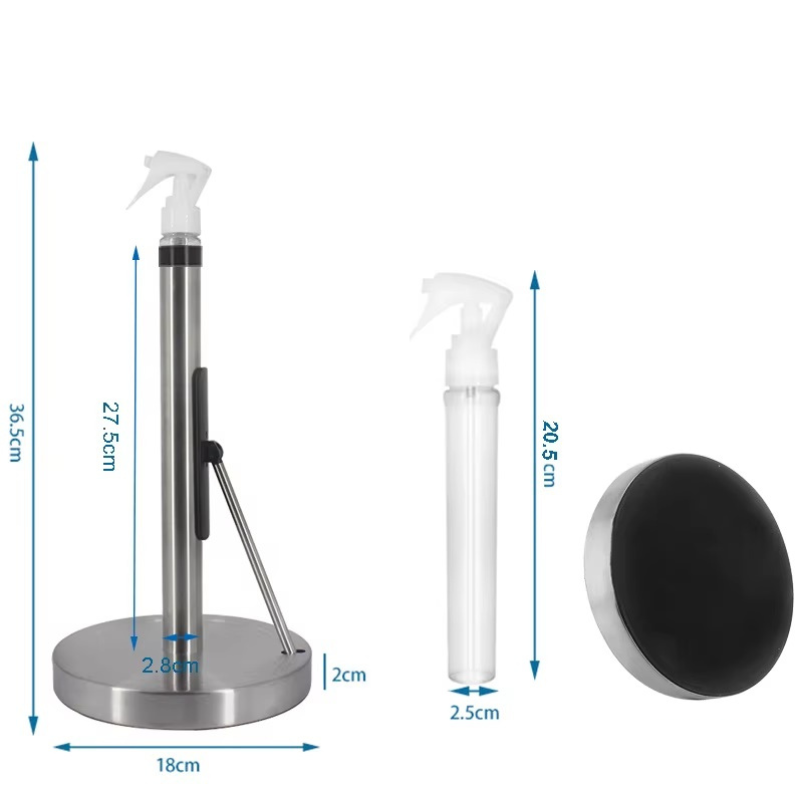 Soporte para Toallas de Papel con Rociador Integrado
