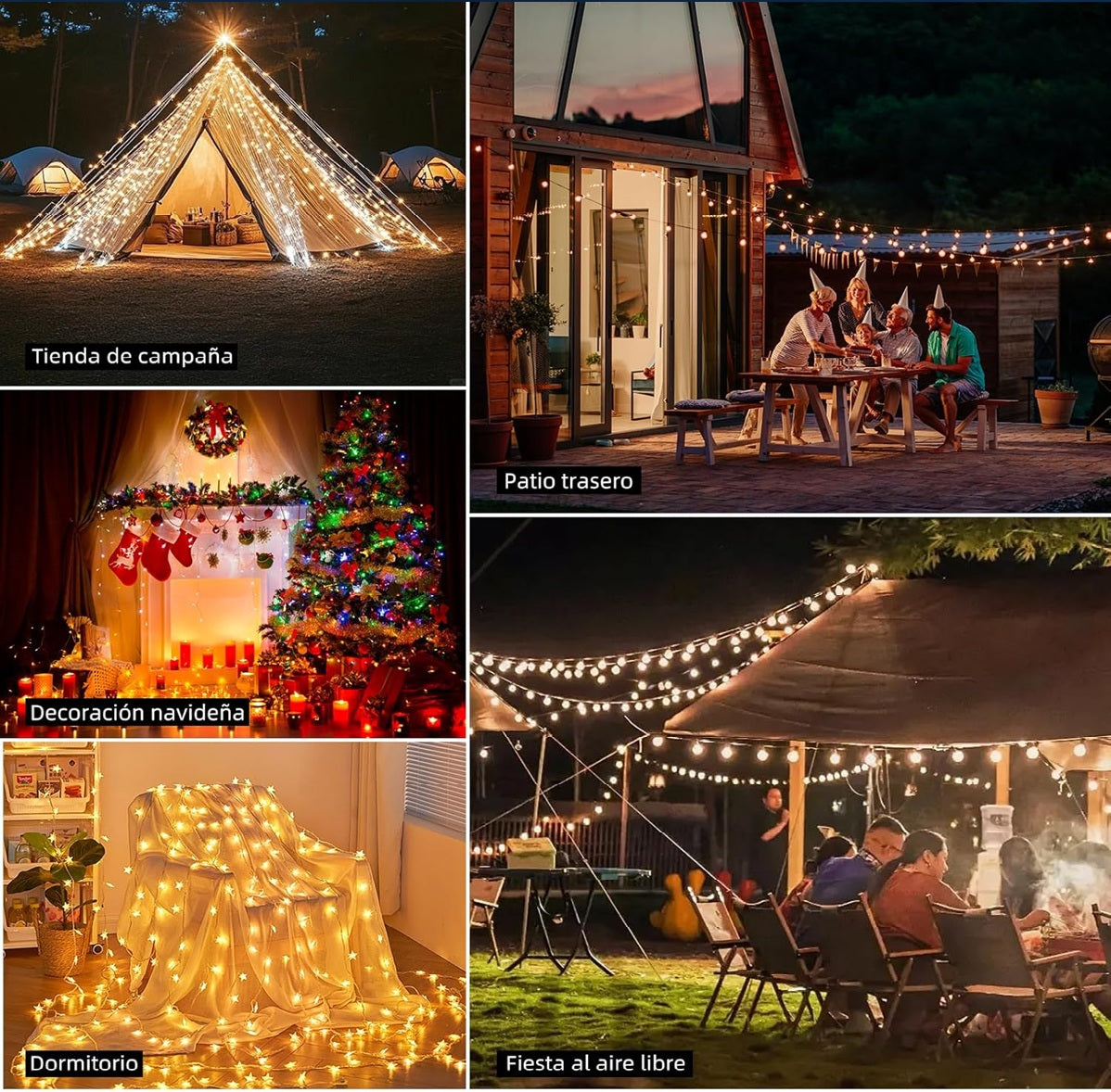 Luz Multifuncional para Camping y Exteriores