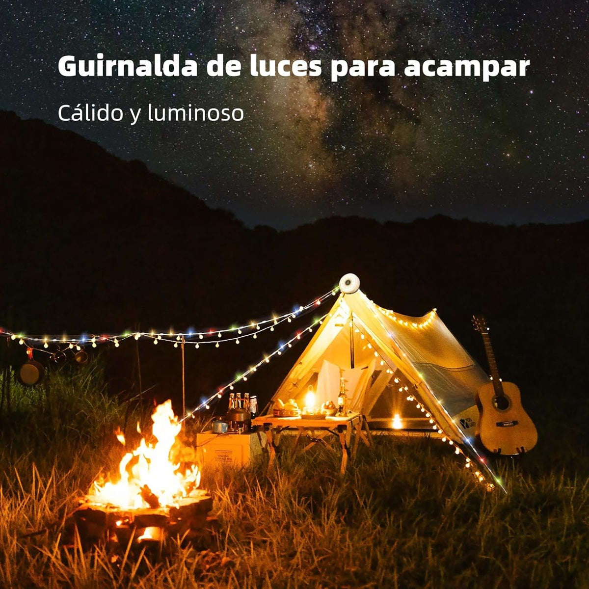 Luz Multifuncional para Camping y Exteriores