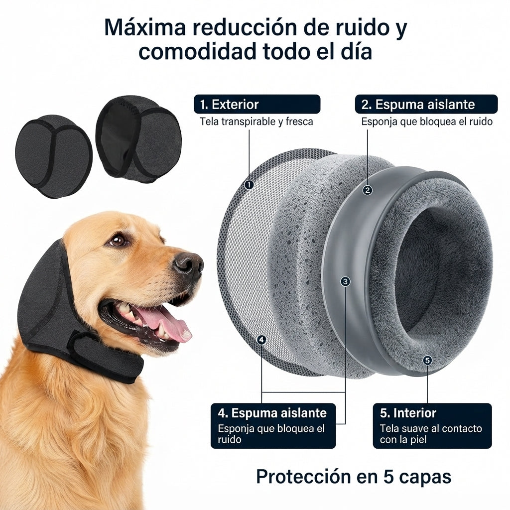 Orejas Protectoras de Ruido para Perros