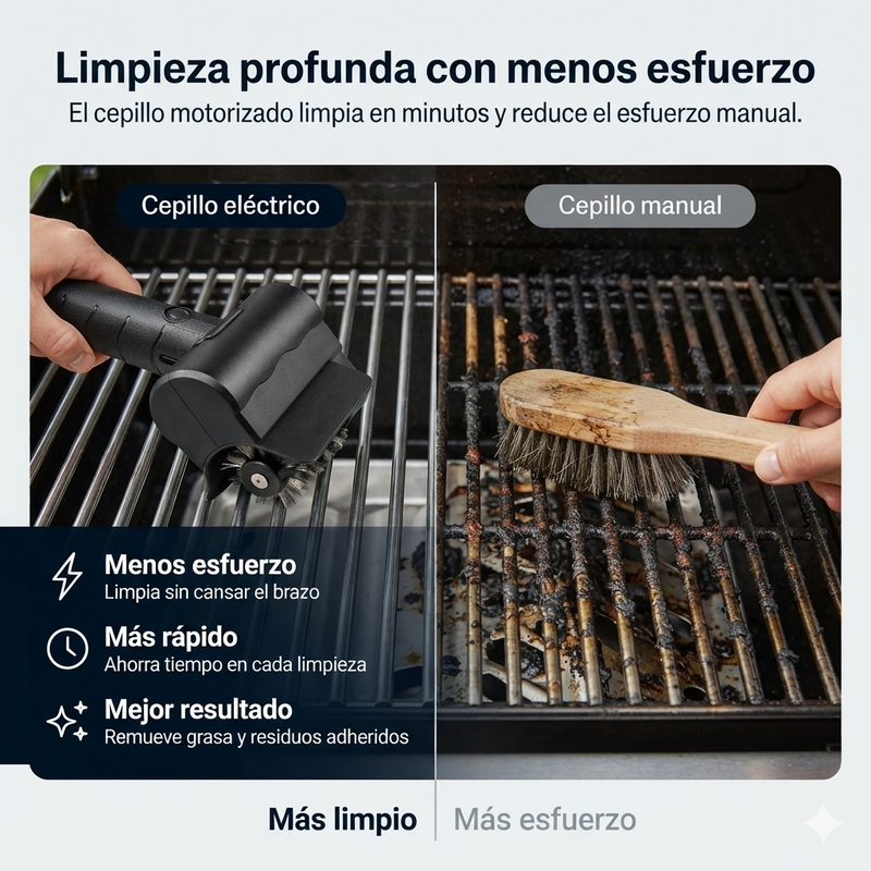 Cepillo Eléctrico para Limpiar Parrilla
