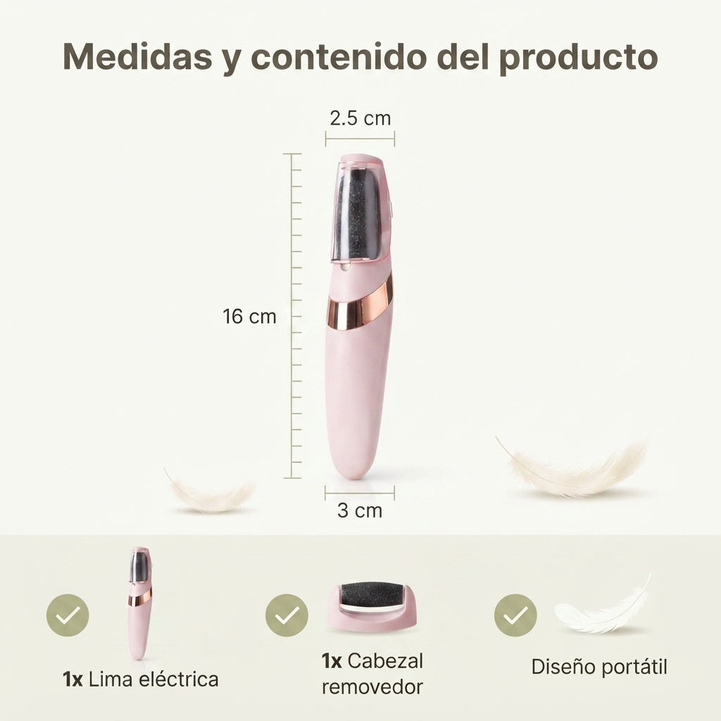 Lima Eléctrica para Pies