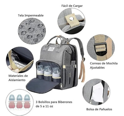 Mochila Cuna 3 en 1 Todo en uno