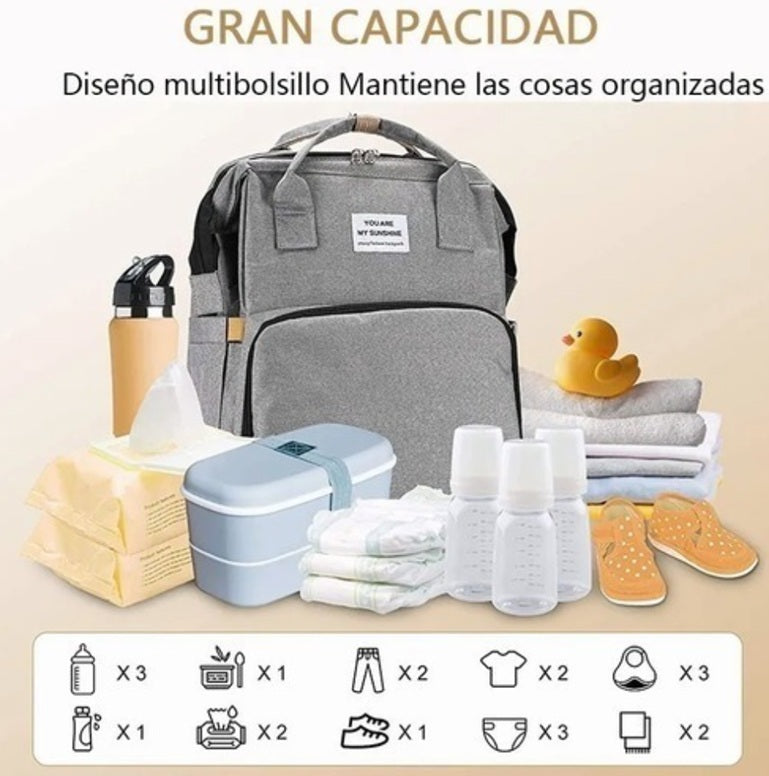 Mochila Cuna 3 en 1 Todo en uno