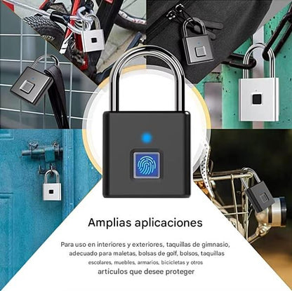 Candado Inteligente con Huella Dactilar – Seguridad sin Llaves ni Contraseñas