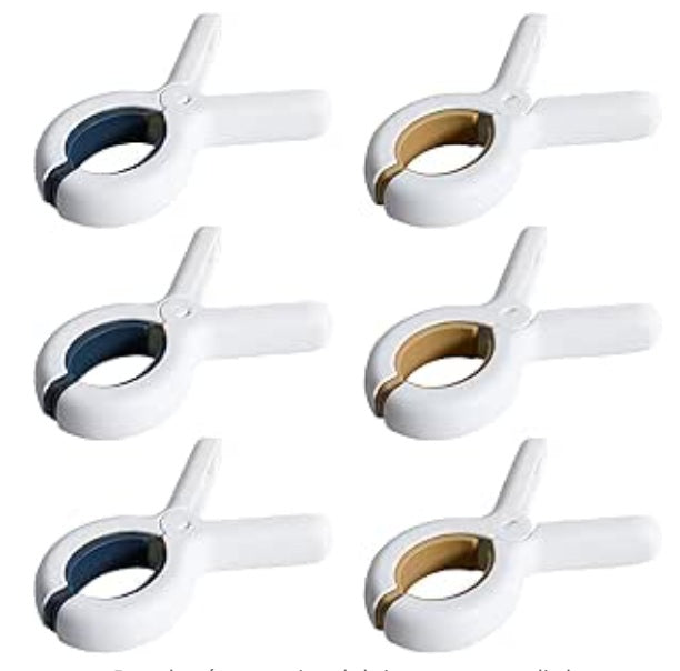 Clips Multiuso Resistentes (Set de 6 Unidades) – Antideslizantes y Livianos