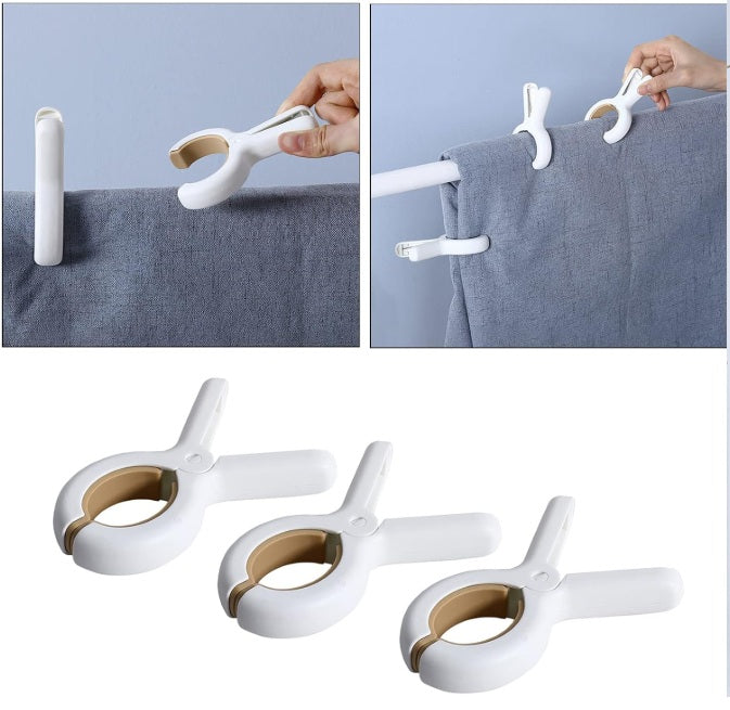 Clips Multiuso Resistentes (Set de 6 Unidades) – Antideslizantes y Livianos