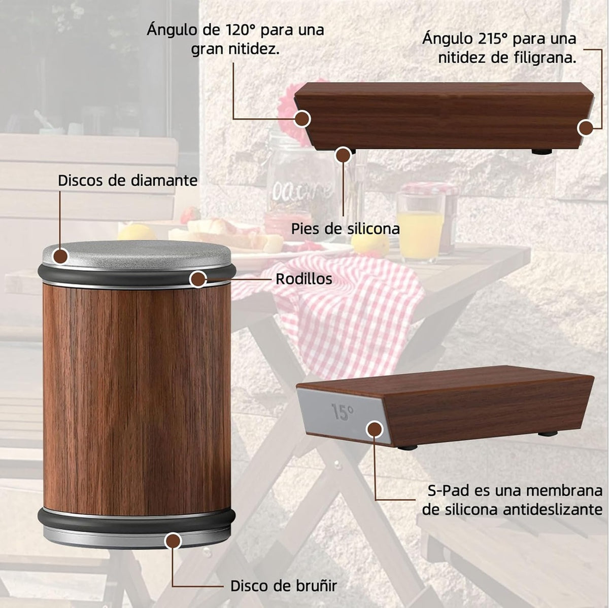 Afilador de Cuchillos Rolling – Profesional