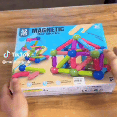 Set de Bloques Magnéticos para Niños