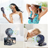 Ventilador Portátil 5 velocidades - Pantalla LED