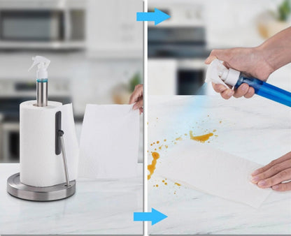 Soporte para Toallas de Papel con Rociador Integrado