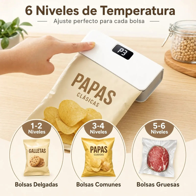 Selladora de Bolsas Recargable