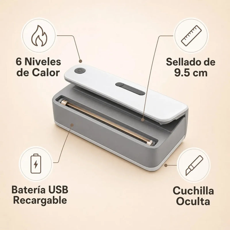 Selladora de Bolsas Recargable