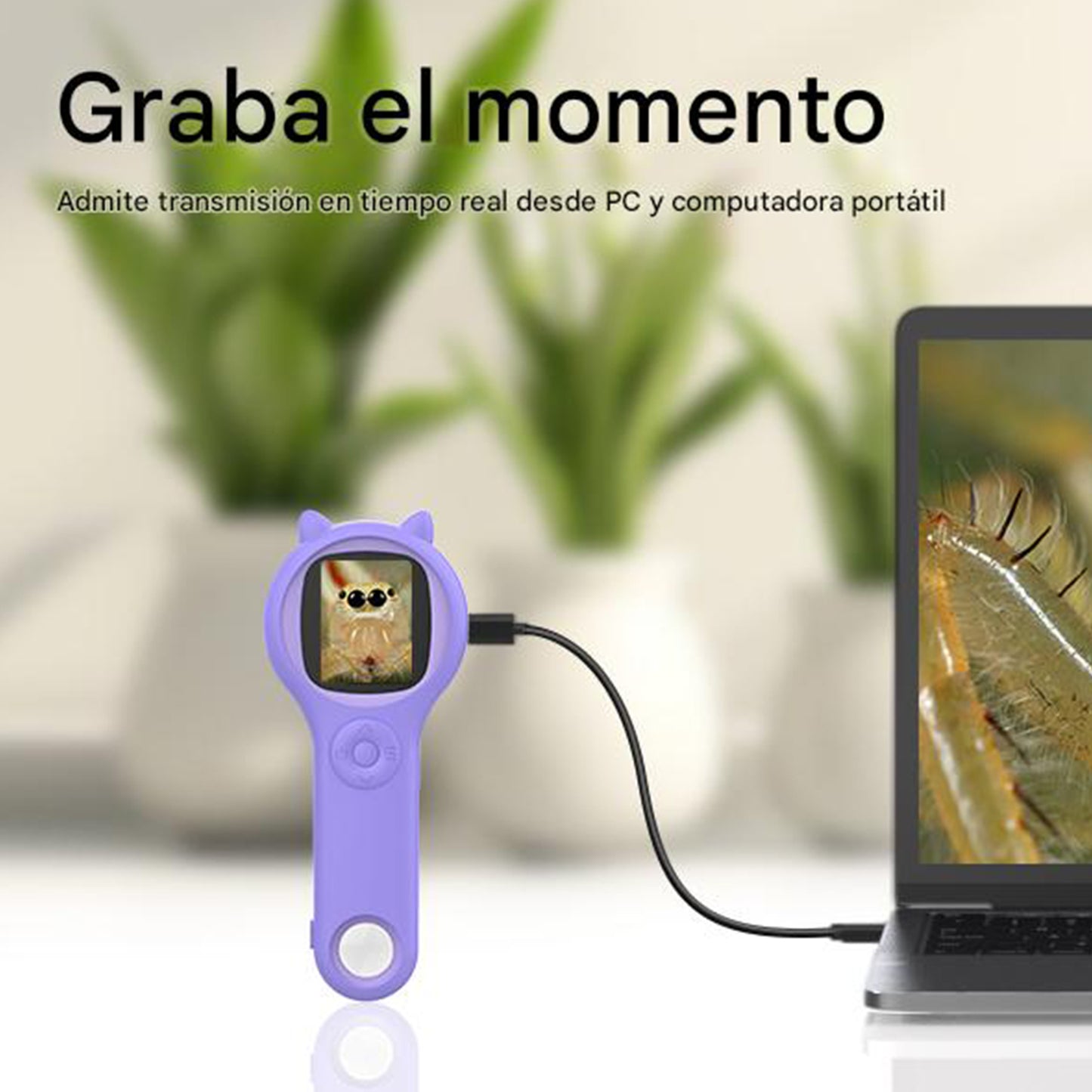 Mini Microscopio Portátil para Niños