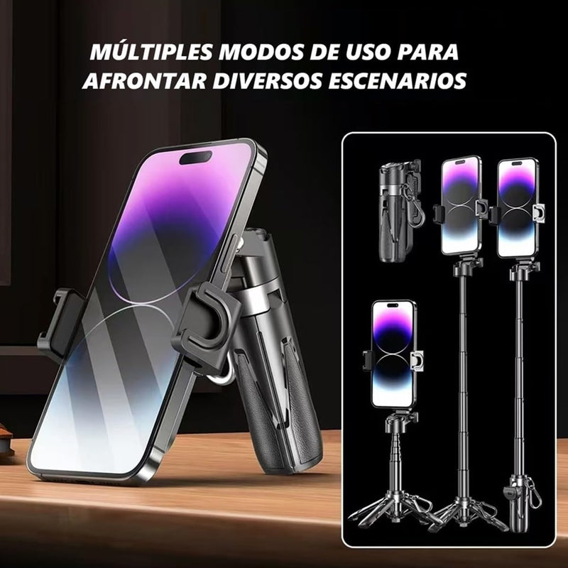 Trípode Selfie Plegable con Control Bluetooth